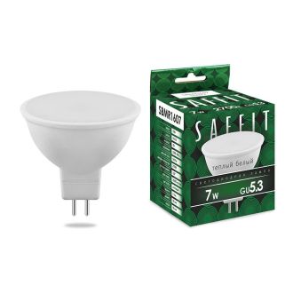 Лампа светодиодная SAFFIT SBMR1607 MR16 GU5.3 7W 230V 2700K, 55027