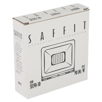 Светодиодный прожектор SAFFIT SFL90-30 IP65 30W 6400K, 55065