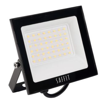 Светодиодный прожектор SAFFIT SFL90-50 IP65 50W 6400K черный, 55066