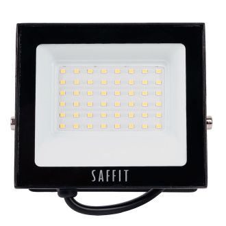 Светодиодный прожектор SAFFIT SFL90-50 IP65 50W 6400K черный, 55066