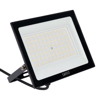 Светодиодный прожектор SAFFIT SFL90-100 IP65 100W 6400K черный, 55068
