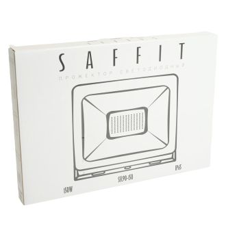 Светодиодный прожектор SAFFIT SFL90-150 IP65 150W 6400K черный, 55069