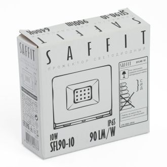Светодиодный прожектор SAFFIT SFL90-10 IP65 10W 6400K белый, 55070