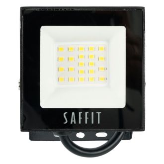 Светодиодный прожектор SAFFIT SFL90-20 IP65 20W 4000K черный, 55075