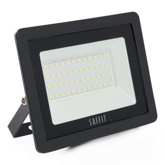 Светодиодный прожектор SAFFIT SFL90-50 IP65 50W 4000K черный, 55077