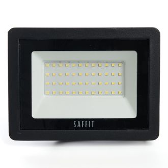 Светодиодный прожектор SAFFIT SFL90-50 IP65 50W 4000K черный, 55077