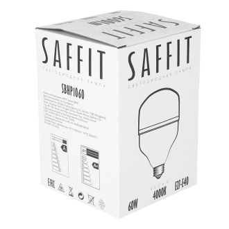 Лампа светодиодная SAFFIT SBHP1060 E27-E40 60W 230V 4000K, 55096