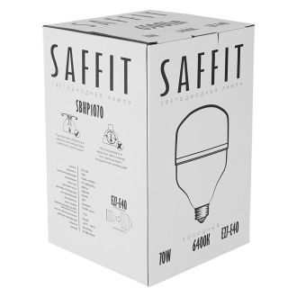Лампа светодиодная SAFFIT SBHP1070 E27-E40 70W 230V 6400K, 55099