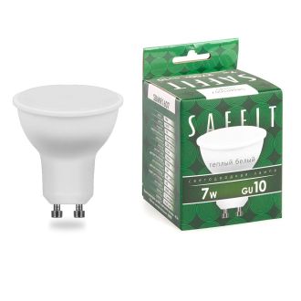 Лампа светодиодная SAFFIT SBMR1607 MR16 GU10 7W 230V 2700K, 55145