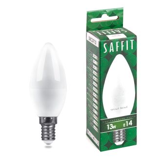 Лампа светодиодная SAFFIT SBC3713 Свеча E14 13W 230V 2700K, 55163