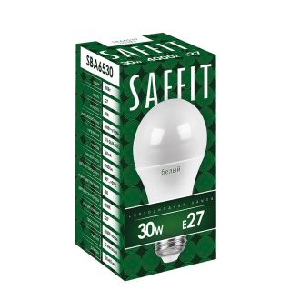 Лампа светодиодная SAFFIT SBA6530 Шар E27 30W 230V 2700K, 55182