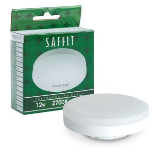 Лампа светодиодная SAFFIT SBGX5312 GX53 12W 230V 2700K, 55188