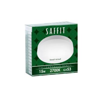 Лампа светодиодная SAFFIT SBGX5315 GX53 15W 230V 2700K, 55191