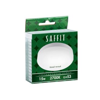 Лампа светодиодная SAFFIT SBGX5315 GX53 15W 230V 2700K, 55191
