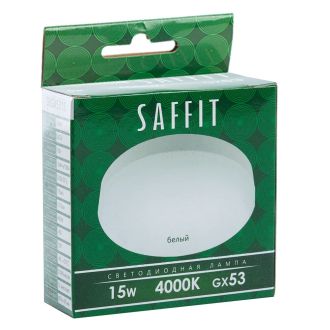 Лампа светодиодная SAFFIT SBGX5315 GX53 15W 230V 4000K, 55192