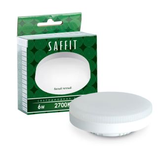 Лампа светодиодная SAFFIT SBGX5306 GX53 6W 230V 2700K, 55194