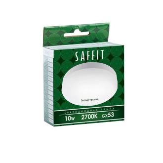 Лампа светодиодная SAFFIT SBGX5310 GX53 10W 230V 2700K, 55227
