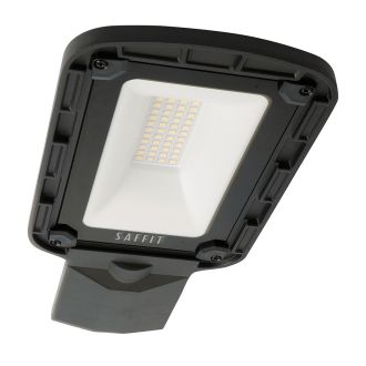 Светодиодный уличный консольный светильник SAFFIT SSL10-30 30W 5000K 230V, черный, 55232