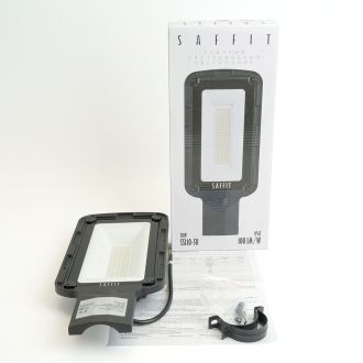 Светодиодный уличный консольный светильник SAFFIT SSL10-50 50W 5000K 230V, черный, 55233