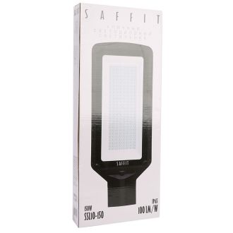 Светодиодный уличный консольный светильник SAFFIT SSL10-150 150W 5000K 230V, черный, 55235