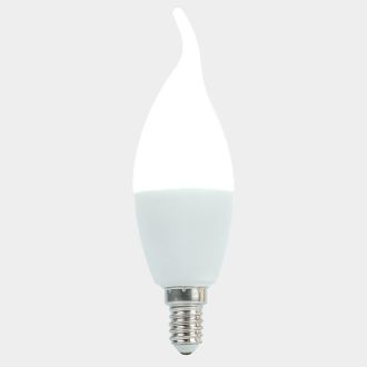 Лампа светодиодная SAFFIT SBC3720 Свеча на ветру E14 20W 230V 6400K, 55276