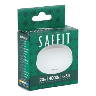 Лампа светодиодная SAFFIT SBGX5320 GX53 20W 230V 4000K, 55282