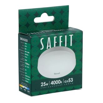 Лампа светодиодная SAFFIT SBGX5325 GX53 25W 230V 4000K, 55285