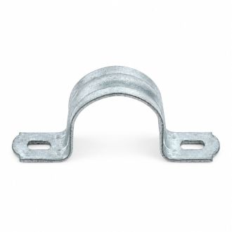 SMD-21-22 Скоба монтажная двухлапковая СМД 21-22 оцинк.сталь (уп 100 шт), STEKKER, 55386