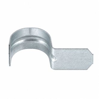 SMO-MP-21-22 Скоба монтажная однолапковая СМО БО 21-22 для монтажных пист. оцинк.сталь (уп 100 шт), STEKKER, 55394