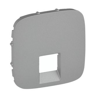 Лицевая панель - Valena Allure - для розеток RJ 45 и RJ 11 Кат. № 7 530 42/44/46/48/68/70 - алюминий