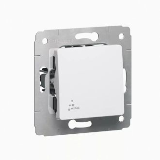Выключатель влагозащищенный IP 44 белый, Cariva (комплект 10 шт.)
