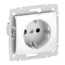 Розетка с защитными шторками белая, Valena, Legrand (IEK) 6942691