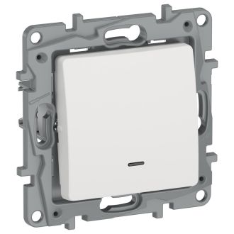 Выключатель с подсветкой молочный, Etika, Legrand (IEK) 6710031
