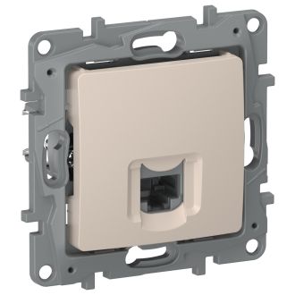 Розетка интернет RJ-45 кат. 6 песочная, Etika, Legrand (IEK) 6711531