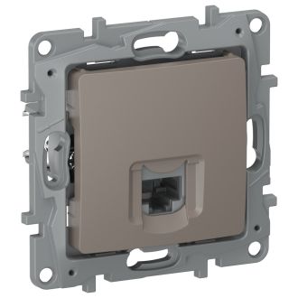 Розетка интернет RJ-45 кат. 6 цвета капучино, Etika, Legrand (IEK) 6714531