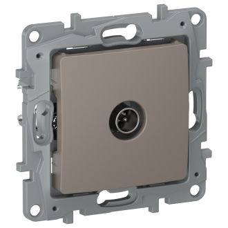 Розетка TV проходная 15 дБ цвета капучино, Etika, Legrand (IEK) 6714631