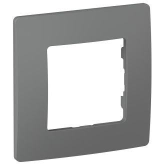 Рамка 1 пост цвета мокрый асфальт, Etika, Legrand (IEK) 6721511