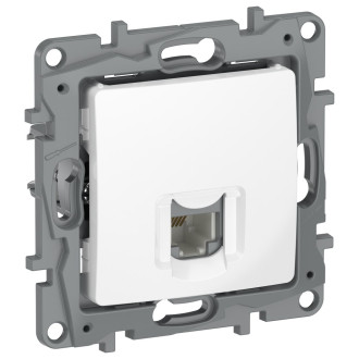 Розетка телефонная RJ-11 белая, Etika, Legrand (IEK) 6722401