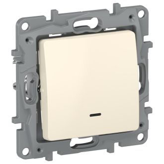 Выключатель-переключатель с подсветкой слоновая кость, Etika Plus , Legrand (IEK) 6723151