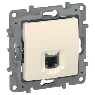 Розетка интернет RJ-45 кат. 5 слоновая кость, Etika, Legrand (IEK) 6723411