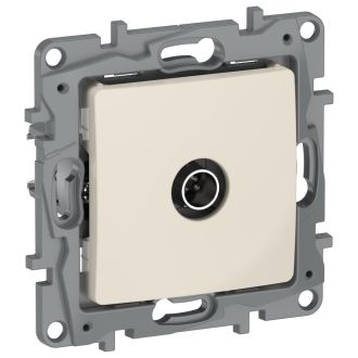 Розетка TV проходная 15 дБ слоновая кость, Etika, Legrand (IEK) 6723631
