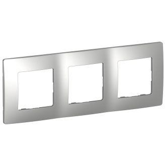 Рамка 3 поста алюминий, Etika, Legrand (IEK) 6725531