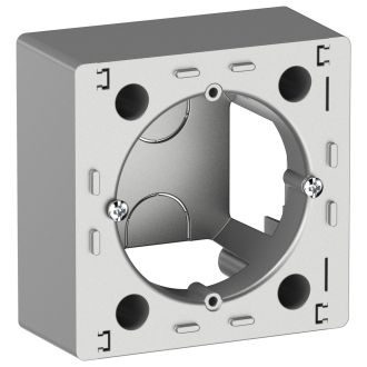 Коробка накладной монтаж 1м универсальный, Etika, цвет алюминий, Legrand (IEK) 6725571