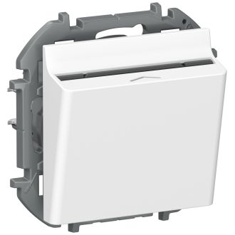 Выключатель карточный 10А, Inspiria, цвет белый, Legrand (IEK) 6730001