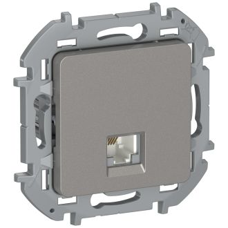 Розетка RJ 11 дымчатый, Inspiria, Legrand (IEK) 6731071