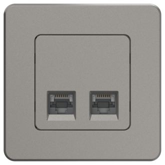 Роз RJ45 5e UTP дымчатый INSPIRIA