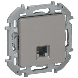 Розетка RJ-45 - категория 6 - UTP - Inspiria - дымчатый, Legrand (IEK) 6732171