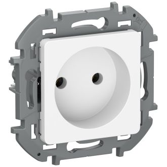 Розетка без заземления белый, Inspiria, Legrand (IEK) 6737101