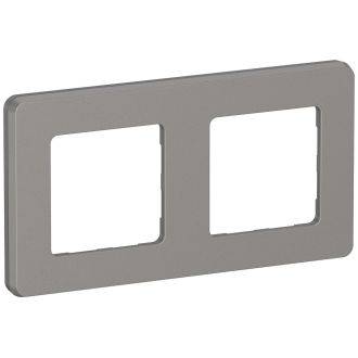 Рамка  2 поста дымчатый, Inspiria, Legrand (IEK) 6739471