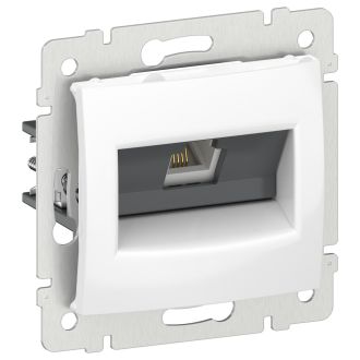 Телефонная розетка RJ-11 белая, Valena, Legrand (IEK) 6942741